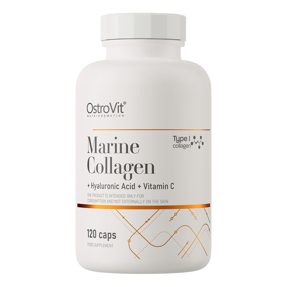 Marine Collagen + Hyaluronic Acid + Vitamin C 120 capsules